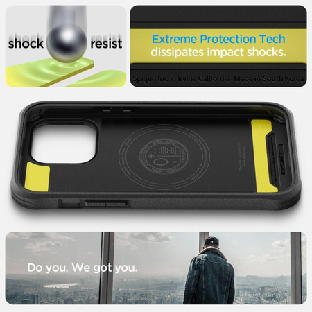 Spigen Mag Geo Armor 360 MagSafe - tok iPhone 14 Pro készülékhez (fekete)