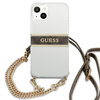 Guess 4G Gold Stripe Crossbody - iPhone 13 Case