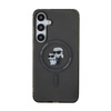 Karl Lagerfeld IML Karl & Choupette Glitter MagSafe - Étui Samsung Galaxy S24+ (noir)