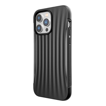 X-Doria Raptic Clutch - Biologisch abbaubare Hülle für iPhone 14 Pro Max (Falltest 3m) (Schwarz)