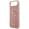 ETUI DO IPHONE AIR GUESS ORYGINALNE RÓŻOWE BROKATOWE ELEGANCKIE CASE