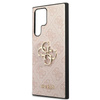 Guess 4G Big Metal Logo - Etui Samsung Galaxy S22 Ultra (różowy)