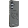 Karl Lagerfeld strasszos Karl Head Logo - Samsung Galaxy S25 tok (fekete)