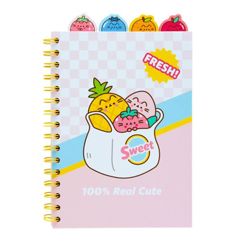 Pusheen - A5 Notebook / Notebook from the Fruits collection