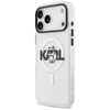 Karl Lagerfeld IML Choupette Sketch Logo MagSafe - Hülle für iPhone 17 Pro (transparent)