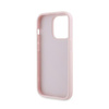 Karl Lagerfeld Diagonal Gesteppte Schrift - iPhone 14 Pro Tasche (rosa)