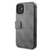 Guess Booktype 4G Charms Collection - iPhone 11 case with card pockets (black)