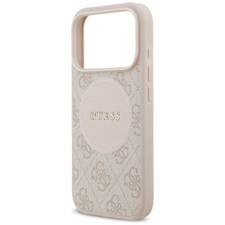 Guess 4G Circle Classic Logo MagSafe - Case iPhone 17 Pro (pink)