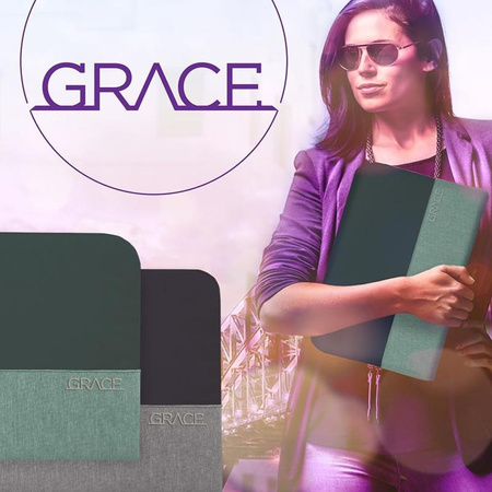 STM Grace - Housse pour MacBook Pro 15" / Notebook 15" (Gris nuage)
