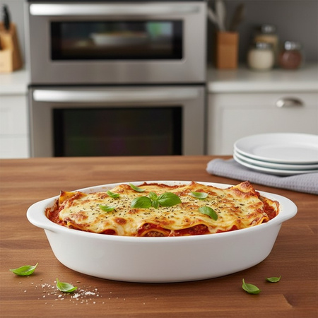 Żaroodporne Naczynie Owalne Ceramiczne do Piekarnika Zapiekania Alpina 470