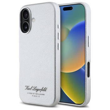 Karl Lagerfeld Hotel RSG - iPhone 16 Tasche (grau)