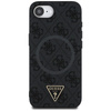 Guess 4G Ring Triangle Logo MagSafe - Etui do iPhone 16e (czarny)