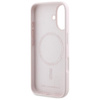 Karl Lagerfeld Silicone Double Heads Print MagSafe - Etui iPhone 16 (różowy)