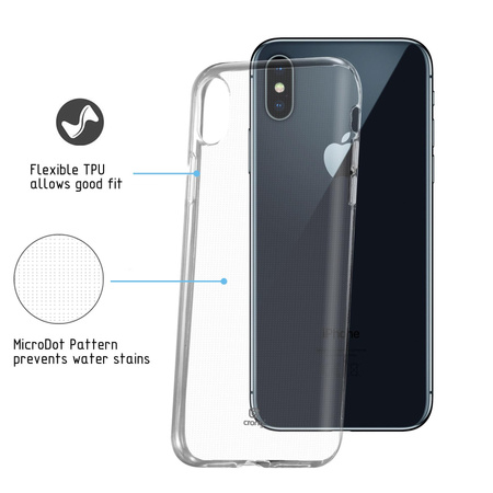 Crong Crystal Slim Cover - iPhone Xs Max tok (átlátszó)