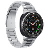 Spigen Bezel Tune Pro Diver - Pouzdro / Ochranný kroužek pro Samsung Galaxy Watch 8 Classic 46 mm (Stříbrný)