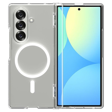 Spigen Ultra Hybrid Pro Mag MagSafe - Case for Samsung Galaxy Z Fold 7 (Clear/White)