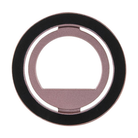 Guess MagSafe Ring Stand Rhinestone - Magnetický držák na prst pro telefon s funkcí stojánku (růžový)