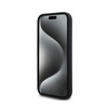 DKNY Liquid Silicone fehér nyomtatott logó MagSafe - iPhone 15 Plus / 14 Plus tok (fekete)