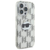 Karl Lagerfeld IML Choupette Head Electroplated - Hülle für iPhone 16 Pro (transparent)