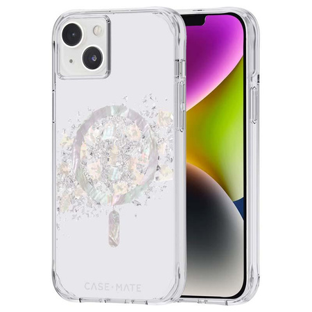 Case-Mate Karat MagSafe - iPhone 14 Plus case decorated with mother of pearl (A Touch of Pearl)