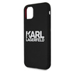 Karl Lagerfeld Silicone Stack Logo - pouzdro pro iPhone 11 (černé)