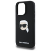 Karl Lagerfeld Silicone Karl Head Print MagSafe - iPhone 16 Pro Case (black)