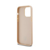 DKNY bőr kockás egyszínű mintás és nyomtatott csíkos - iPhone 14 Pro Max tok (rózsaszín)
