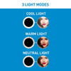 Grundig - Lampe annulaire LED avec trépied pour photos, selfie, maquillage