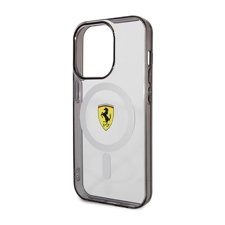 Ferrari Outline Magsafe - Case for iPhone 14 Pro (Transparent)