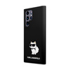 Karl Lagerfeld Silikon Choupette - Samsung Galaxy S24 Ultra Tasche (schwarz)