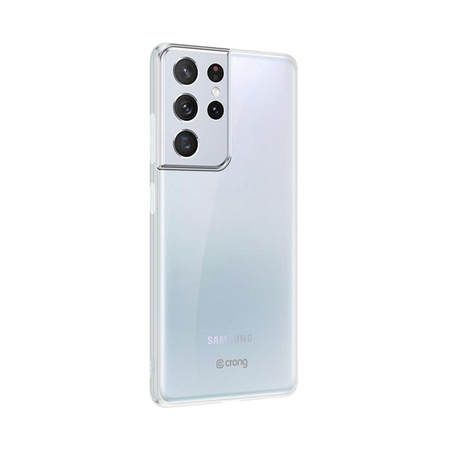 Crong Crystal Slim Cover - Samsung Galaxy S21 Ultra tok (átlátszó)