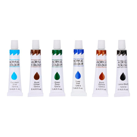 ZESTAW ARSTYCZNY DO MALOWANIA FARBY AKRYLOWE + PĘDZLE + PALETA ARTICO 20el.