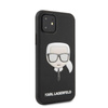 Karl Lagerfeld Iconic Embossed Glitter Case - Coque iPhone 11 (Noir)