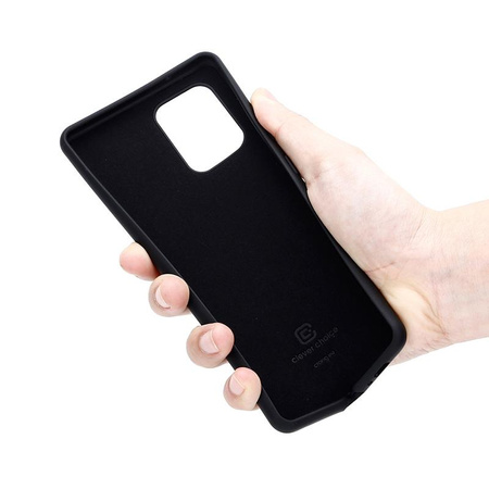 Barevný kryt Crong - pouzdro pro Samsung Galaxy S10 Lite (černé)