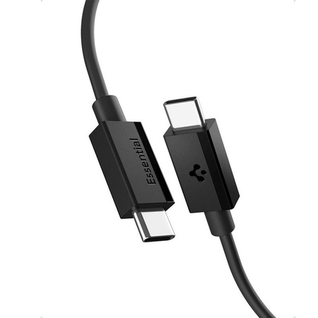 Spigen EB6010CC Essential - USB-C to USB-C Cable PD 60W 1m (Black)