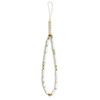 Guess Phone Strap Beads Heishi White