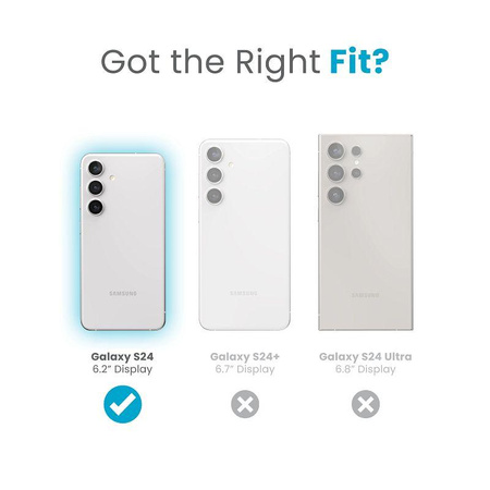 Speck Presidio2 Grip - Étui Samsung Galaxy S24 (Bleu côtier / Gris poussière)