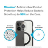 Speck Presidio Perfect-Clear with Impact Geometry + MagSafe - Etui iPhone 14 Pro Max z powłoką MICROBAN (Clear / Black)