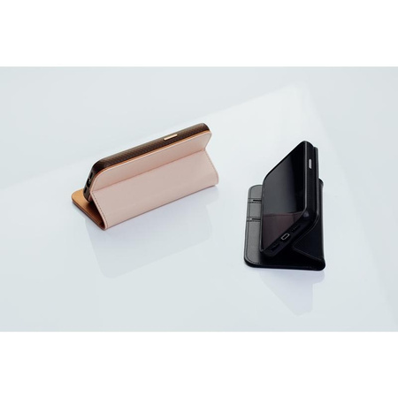 Moshi Overture - 3 az 1-ben iPhone 13 Pro Max flip tok (antibakteriális NanoShield™) (Jet Black)