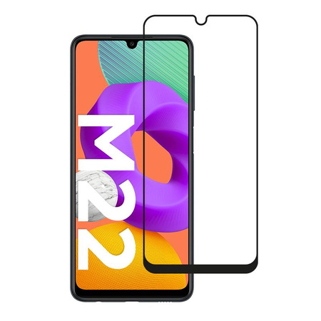 Crong 7D Nano Flexible Glass - Verre hybride 9H pour l'ensemble de l'écran du Samsung Galaxy M22