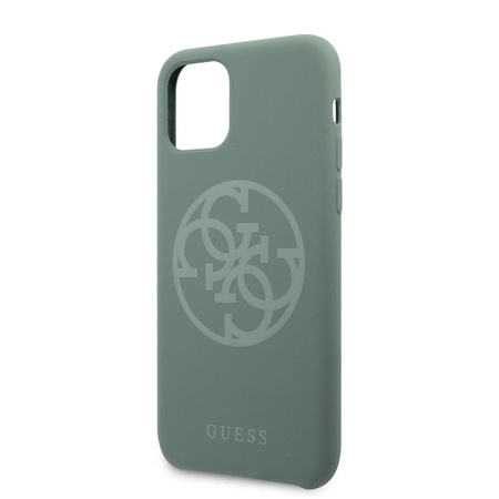 Guess Silicone 4G Tone to Tone - iPhone 11 Pro Case (khaki)