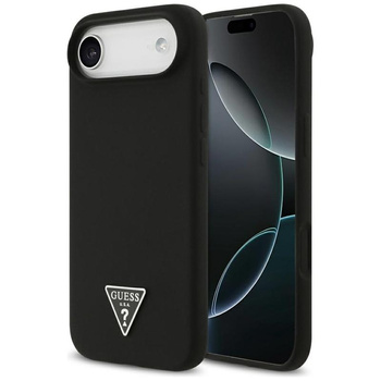 Guess Silicone Triangle Logo MagSafe - iPhone Air Case (black)