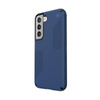 Speck Presidio2 Grip - pouzdro pro Samsung Galaxy S22 s povrchovou úpravou MICROBAN (Coastal Blue/Storm blue)
