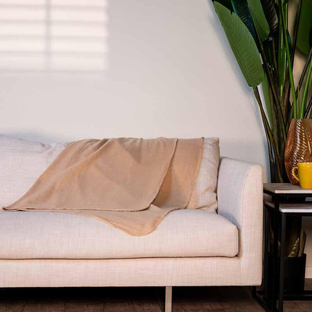 Fleecová deka 170x130 (béžová)