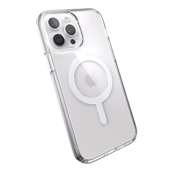 Speck Presidio Perfect-Clear + MagSafe - iPhone 13 Pro Max / 12 Pro Max Hülle mit MICROBAN Beschichtung (Klar)