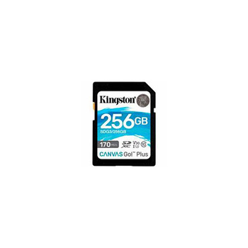 Kingston Canvas Go Plus SDXC - Paměťová karta 256 GB Class 10 UHS-I U3 90/170 MB/s