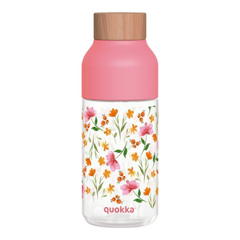 Quokka Ice - ecozen Borraccia 570 ml (Fiori Rosa)