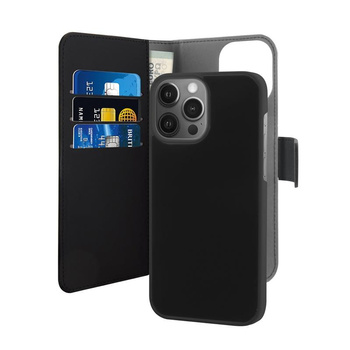 PURO Wallet Detachable - 2-in-1 Case for iPhone 13 Pro Max (black)