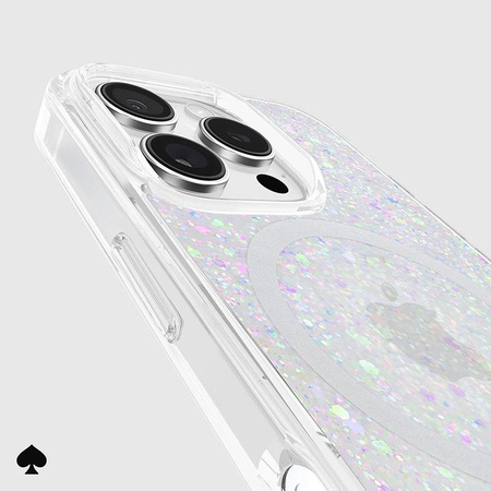 Kate Spade New York Protective MagSafe - Case for iPhone 16 Pro (Chunky Glitter)