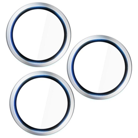 3mk HARDY Lens Protection Pro - Camera Lens Glass for iPhone 17 Pro / iPhone 17 Pro Max (Silver)